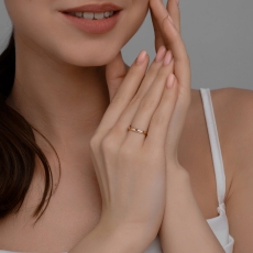 2,5 mm enində qızıl evlilik üzüyü 3