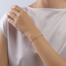 Topaz daşlı qızıl bilərzik 3