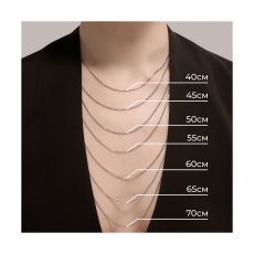Panser toxunuşlu 925 əyarlı gümüş zəncir 3