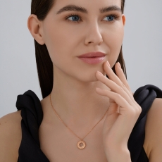 Колье из золоченого серебра 3