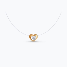 Fianit daşlı qızıl boyunbağı