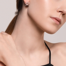  Серьги из серебра с фианитами 3
