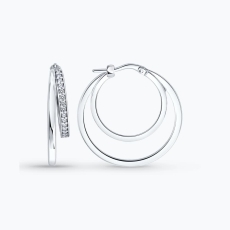 Fiianit daşlı gümüş sırğalar